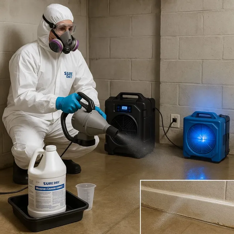 Sanitization and Odor Removal process in Templeton, CA